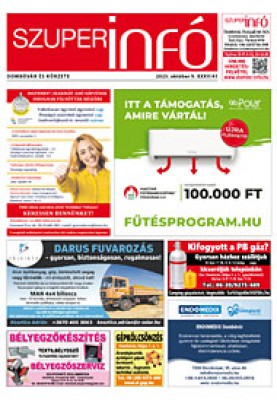 Dombóvár és körzete Szuperinfó 2025. 41. szám